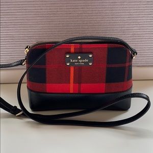 Kate Spade Wellesley Plaid Hanna Crossbody Bag